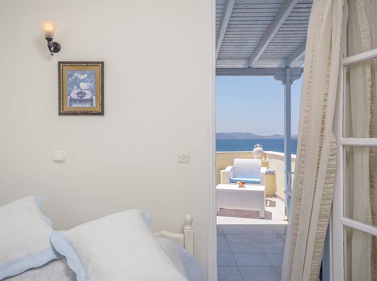 Kymata Hotel family room, Naxos Island
